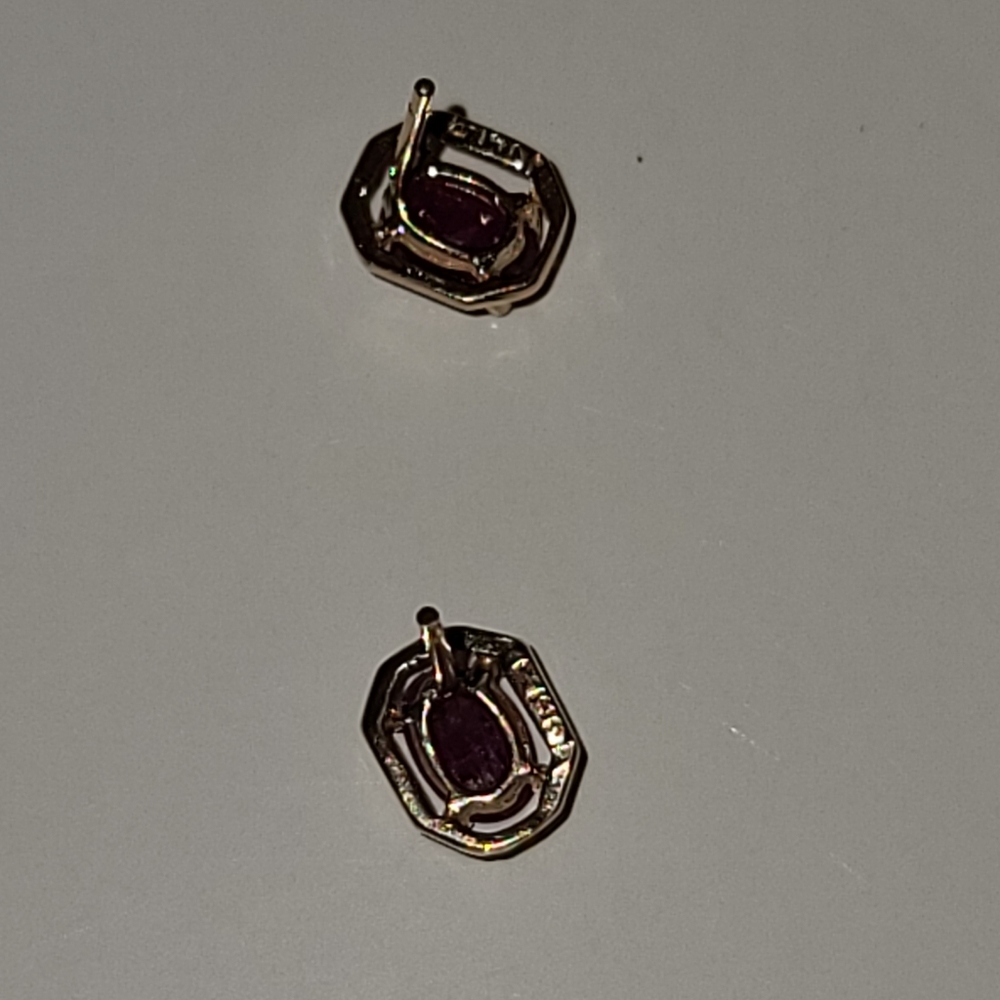 Ruby Earings 14k - image 3